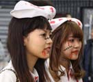 ハロウィン前夜、仮裝カーニバルの東京渋谷
