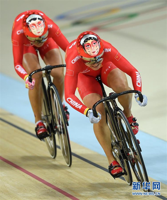 リオ五輪　自転車女子チームスプリントで中國が初の金