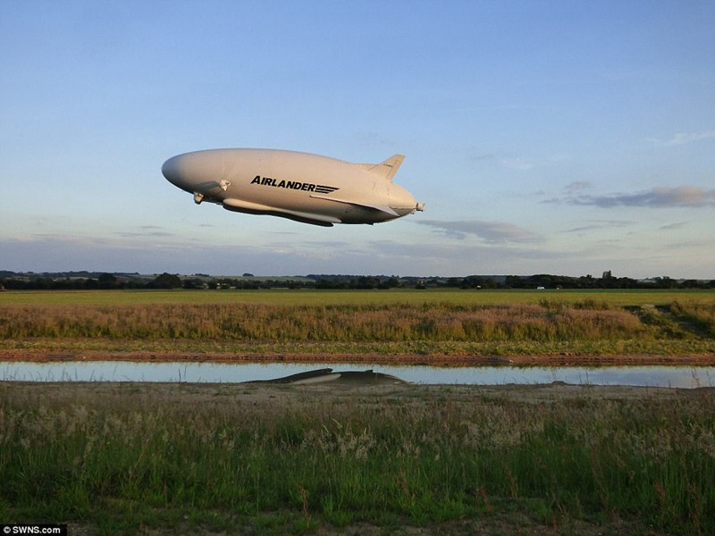 世界最大のハイブリッド航空機「Airlander10」、5日連続の飛行が可能