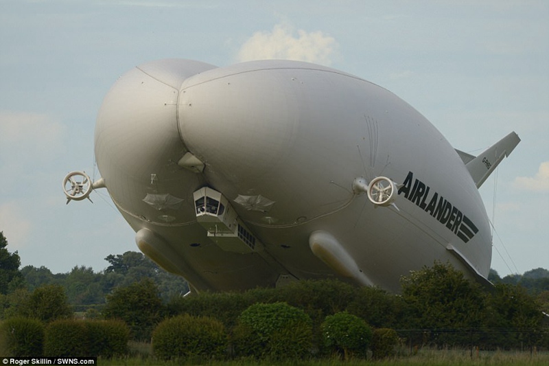 世界最大のハイブリッド航空機(jī)「Airlander10」、5日連続の飛行が可能