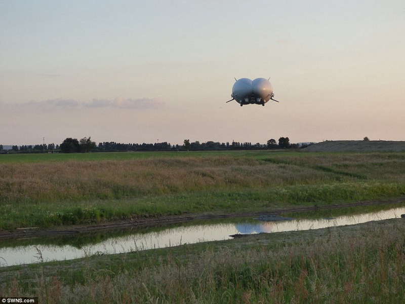 世界最大のハイブリッド航空機「Airlander10」、5日連続の飛行が可能