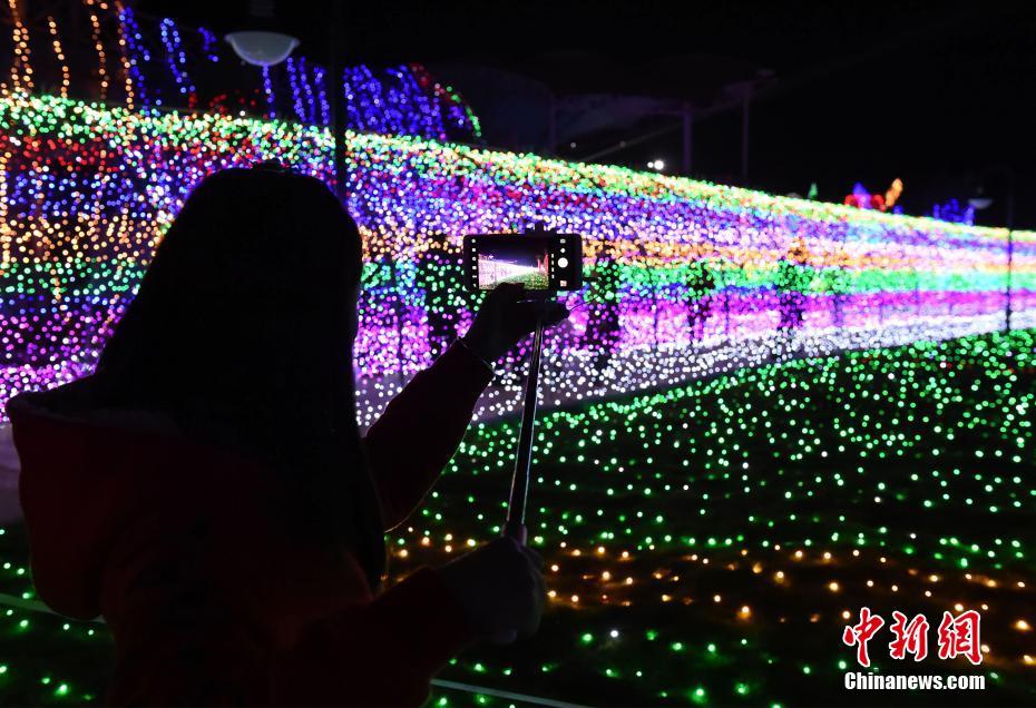 LEDライトで描く様々な蕓術　幻想的なイルミネーションイベント　重慶