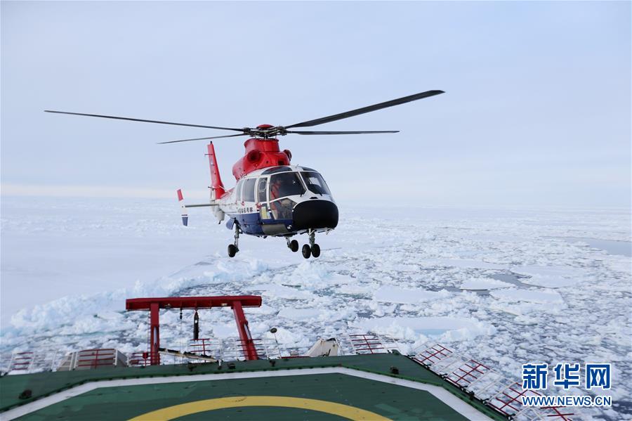 極地観測船「雪竜號」、南極に到達