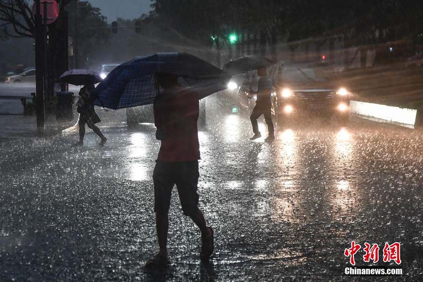 豪雨に見舞われた広東省、各地で暴風(fēng)雨警報(bào)発令