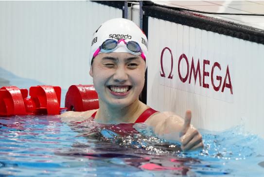 競泳女子200メートルバタフライで張雨霏選手が金！五輪記録も更新