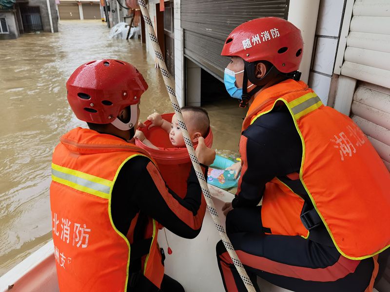 湖北省隨州市柳林鎮に豪雨　住民8千人が被災