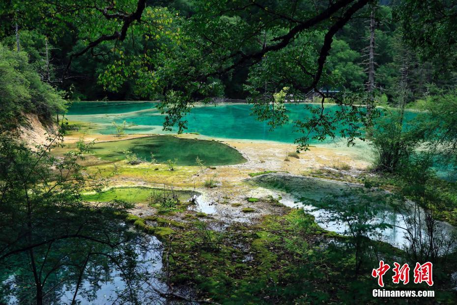 8月23日、嫩恩桑措景勝地の風景（撮影?王磊）。