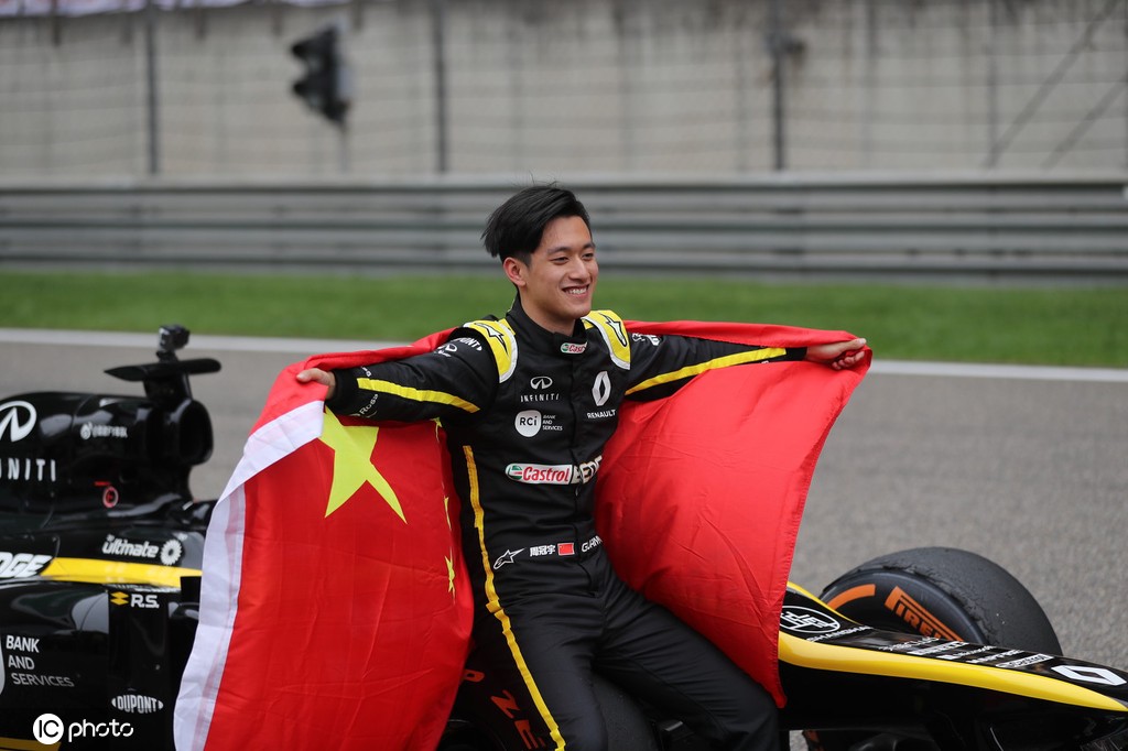 中國(guó)初のF1ドライバー?周冠宇（資料寫真?寫真著作権は東方ICが所有のため転載禁止）。 