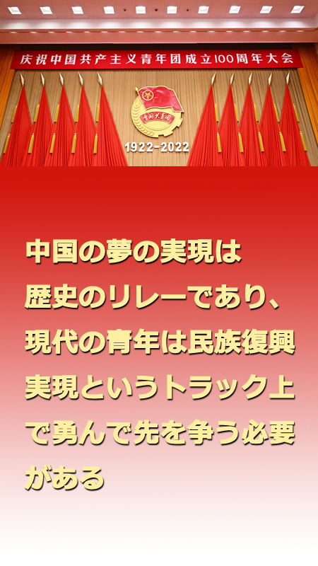 習近平総書記「新時代の中國の青年はより自信に満ち、思弁精神に富む」