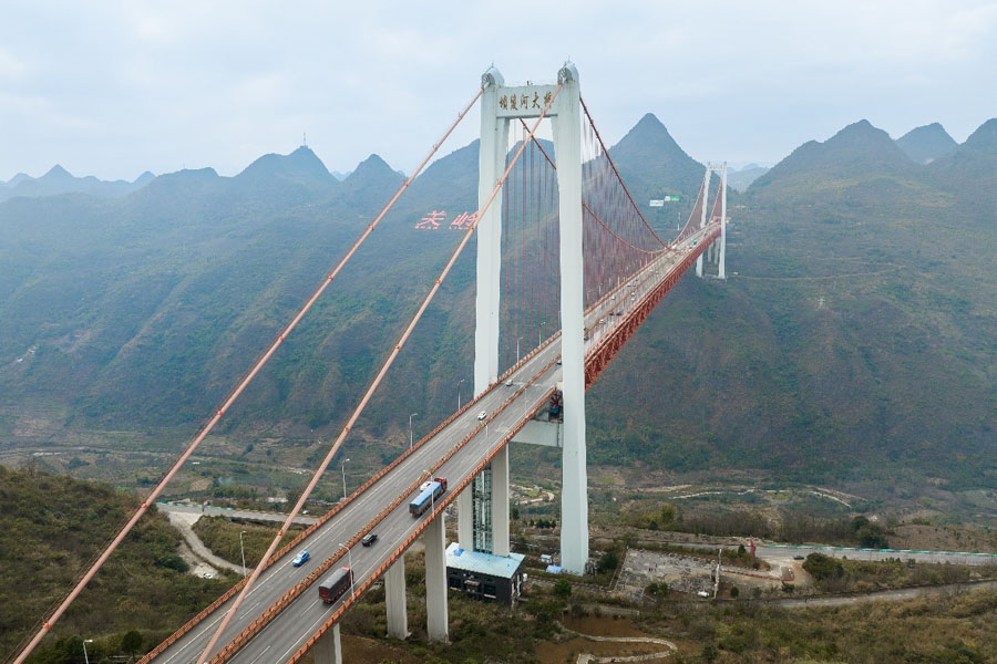 壩陵川大橋（撮影?涂敏）。