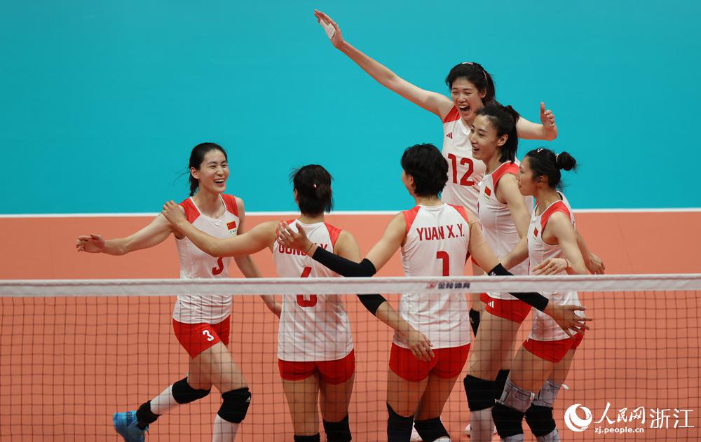 杭州アジア大會女子バレーボール、中國が日本を制して優(yōu)勝