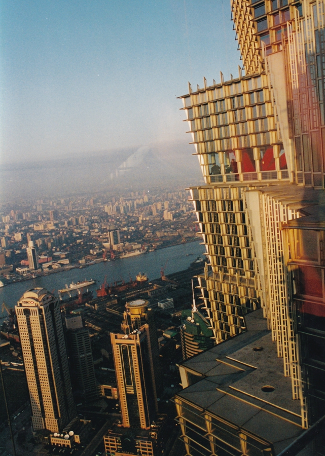 金茂ビルからの鳥瞰風景