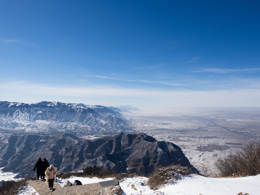 恒山山頂より