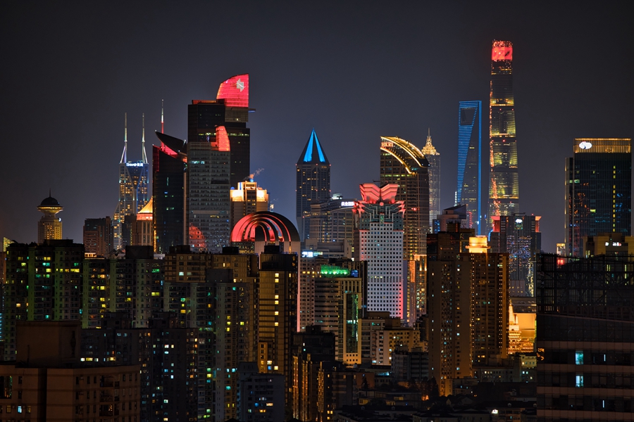 魔都上海の夜景